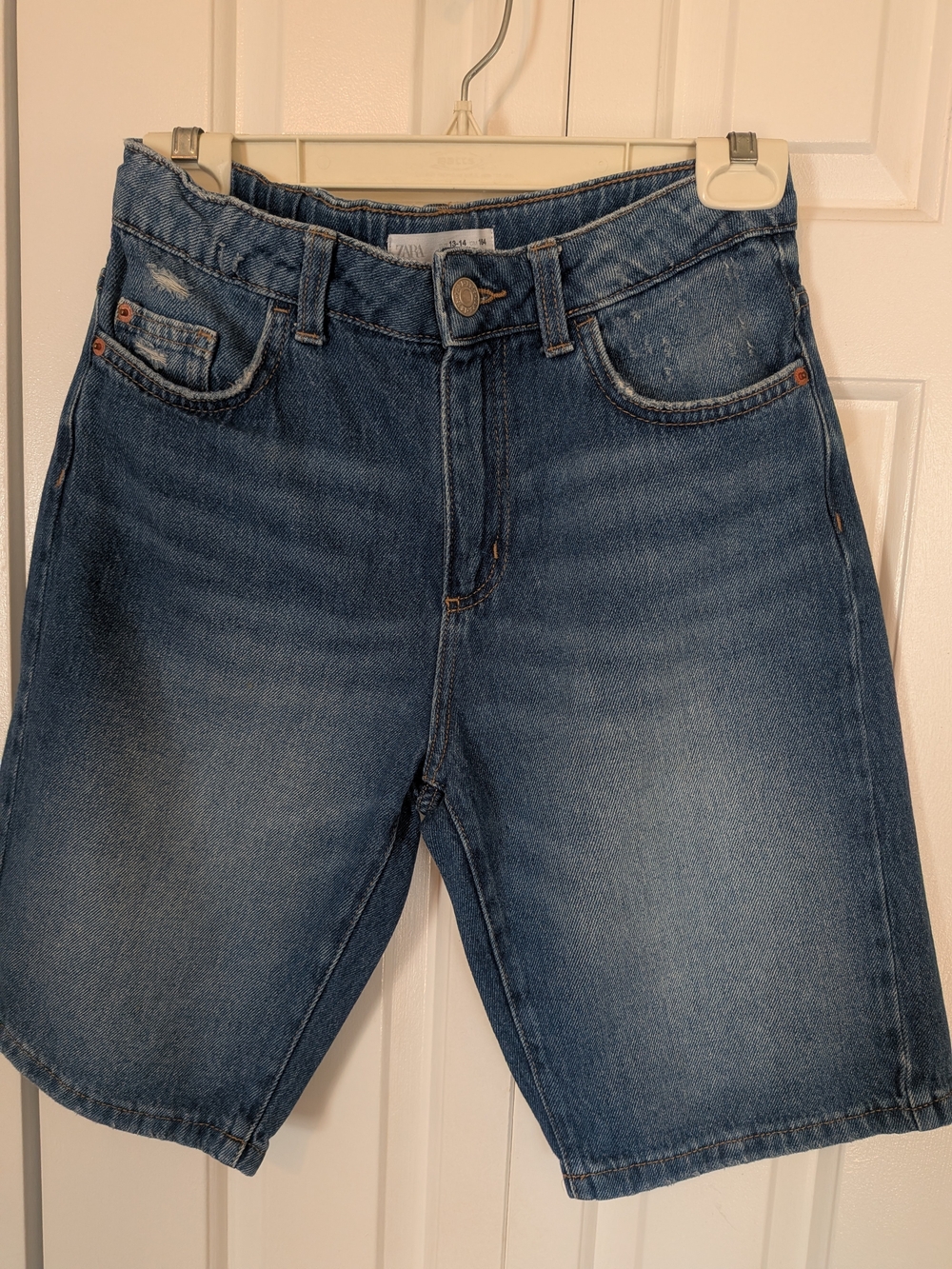 Zara Boy's Classic Denim Shorts - Blue